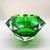 Forest Green Green Ashtray in Murano Glass attributed to Flavio Poli for Seguso, Italy, 1960s For Sale - Image 8 of 8