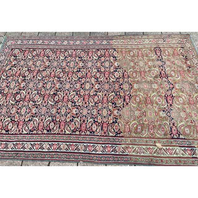 Early 20th Century Antique Persian Senneh Kilim, Flat Weave For Sale - Image 5 of 10