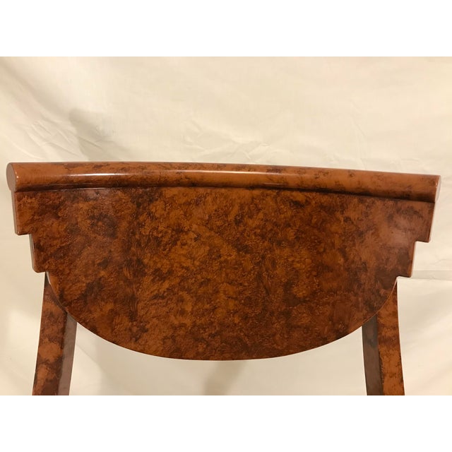 1950s Art Deco Biedermeier Style Leather Seat Dining Room ...