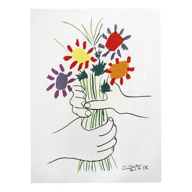 Pablo Picasso, Le Bouquet, Lithograph For Sale