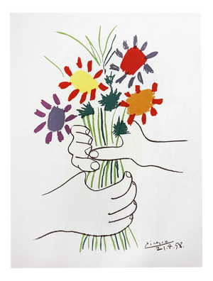 Pablo Picasso, Le Bouquet, Lithograph