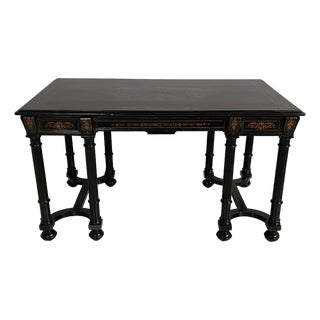 Antique Italian Wooden Desk, 1800s For Sale