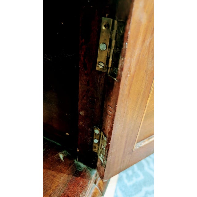 Vintage French Chippendale Sideboard Two Doors Cabinet For Sale - Image 10 of 11