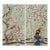 18" *36"/Panel, Chinoiserie Mint Green Pheasant Floral 2-Panel Wallpaper Panels, No Frame, Tea Paper For Sale