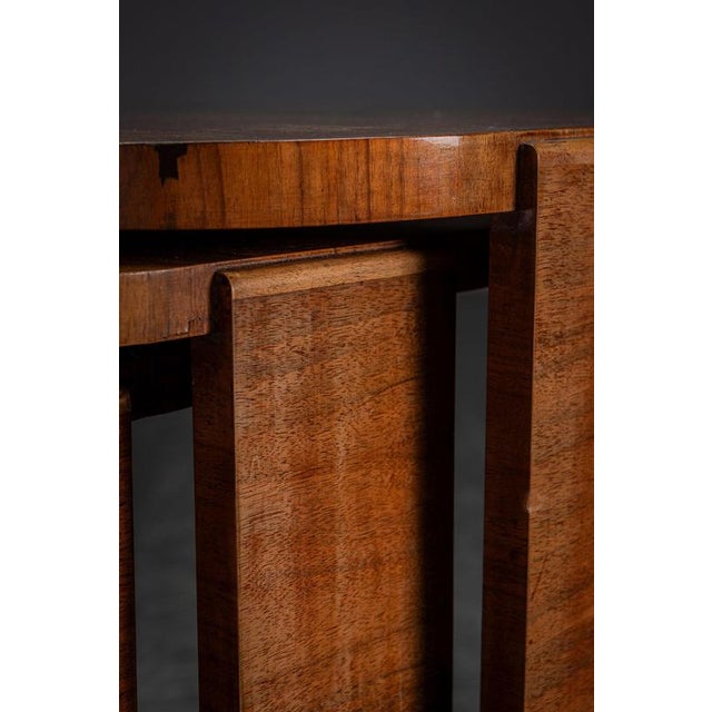 Art Deco Nesting Tables from De Coene, 1930s, Set of 3 For Sale - Image 17 of 18