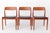 Set of 4 Vintage Teak Dining Chairs by Scantic Møbelværk, Denmark, 1960s A beautiful set of four Danish mid-century dining...