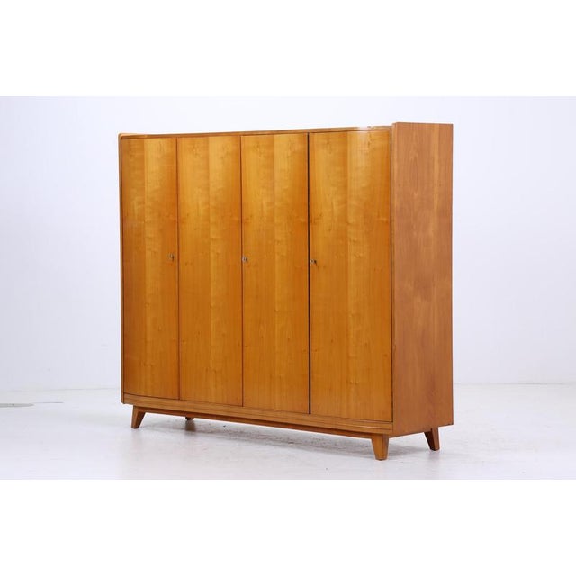 Mid-Century Wardrobe with Clothes Rail and Shelves, 1960s For Sale - Image 18 of 18