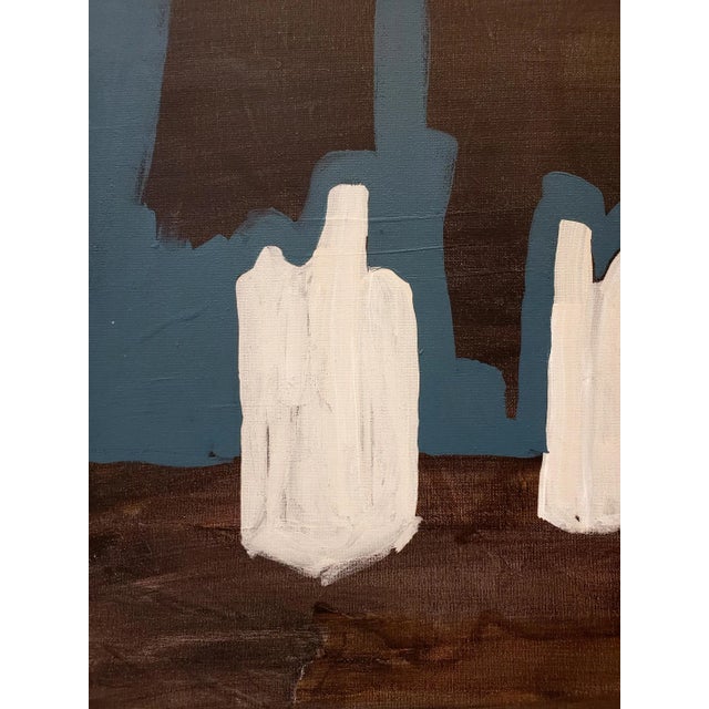 Lionel Lamy Contemporary Painting of Desert Ruins at Night by Artist Lionel Lamy For Sale - Image 4 of 6