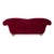 Textile Loulou 3-Seater Sofa in Red Ruby Fabric from Bretz For Sale - Image 7 of 8