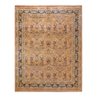 Mogul, One-of-a-Kind Hand-Knotted Area Rug - Pink, 8' 2" x 10' 4" For Sale