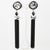 Contemporary Paco Rabanne Shoulder-Duster Gunmetal Clip Earrings For Sale - Image 3 of 9