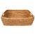 Boho Chic Artifacts Rattan Rectangular Oblong Storage Basket in Honey Brown - 26" For Sale - Image 3 of 6