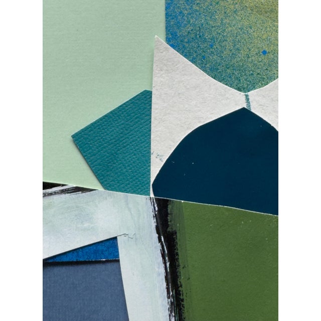 "Petal 8" Original Mixed-Media Collage on Paper by Zac Woodiel For Sale In Little Rock - Image 6 of 10
