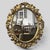 Large Deep Carved Oval Gilt Mirror, 1910 For Sale - Image 14 of 14