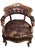 Antique Victorian Brown Leather Chair For Sale - Image 4 of 10