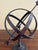 Late 20th Century Late 20th Century Black Iron Armillary Globe Sculpture – Traditional Landscape & Garden Decor For Sale - Image 5 of 10