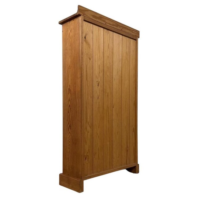 Vintage 20th Century English Pine Open Bookcase For Sale - Image 9 of 11