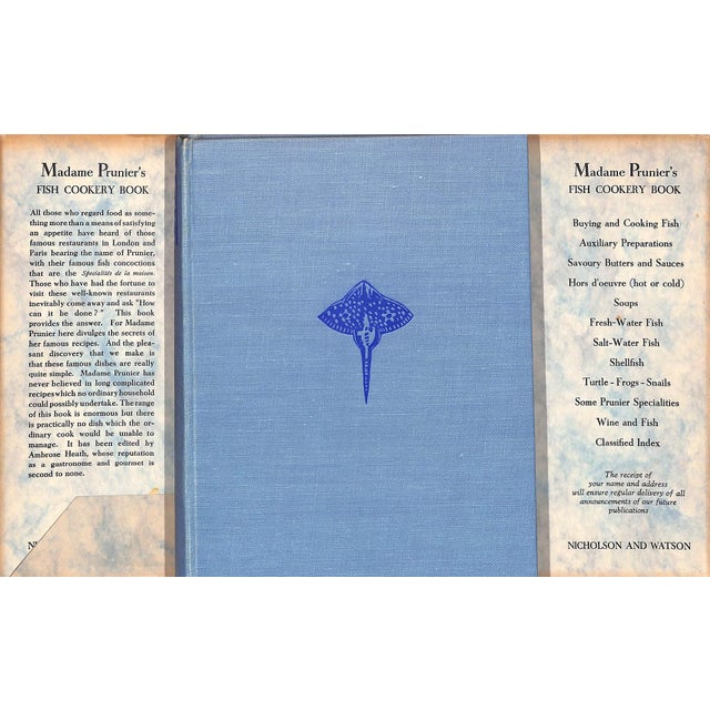 1,000 famous recipes 10 plates designed by Mathurin Meheut Edited by Ambrose Heath [290] pp. Nicholson and Watson 1938 8"...