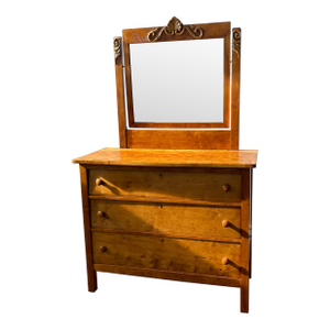 Antique Dresser With Mirror
