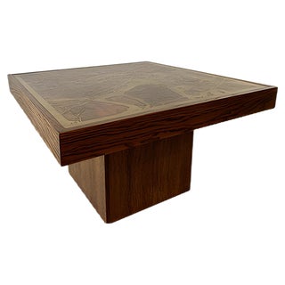 Vintage Brutalist Coffee Table by Bernhard Rohne For Sale