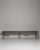 Industrial Late 20th Century France Weathered Grey Metal Long Metal-Legged Bench Table For Sale - Image 3 of 11