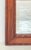 English Rectangular Beveled Wall Mirror With Oak Frame (H 34 1/4 X W 13 1/2) For Sale In Austin - Image 6 of 8