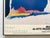 Metal Helen Frankenthaler Vintage 1979 Abstract Expressionist Lithograph Print Framed Mexico City Exhibition Poster For Sale - Image 7 of 12
