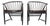 Pair of Swedish Modern Ebonized Beechwood Sunfeather Arm Chairs by Sonna Rosen For Sale
