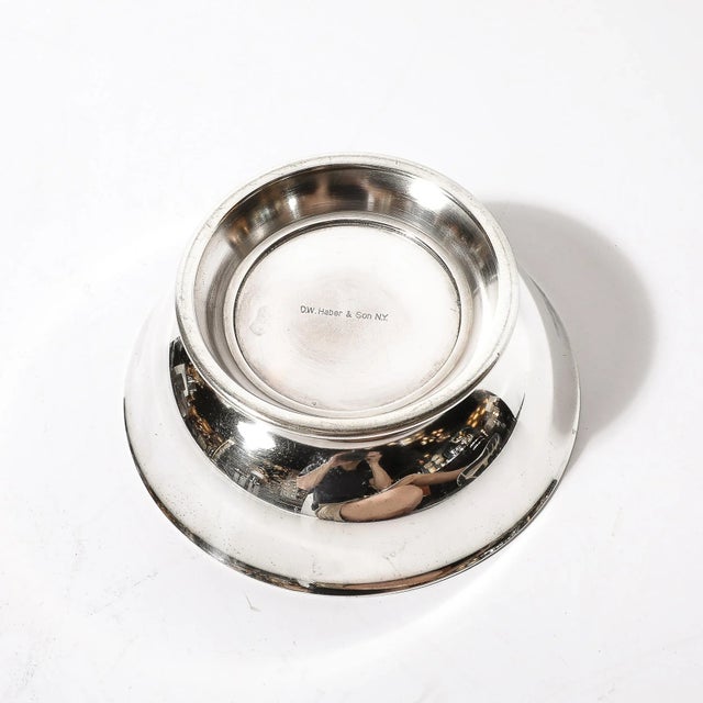 Silver Plated Bowl by d.w. Haber and Son Ny For Sale In New York - Image 6 of 8
