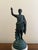 Neoclassical Brass Figure on Marble Base, Grand Tour Style Roman Sculpture For Sale - Image 4 of 10