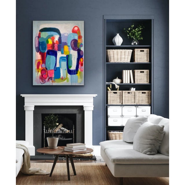 Contemporary Abstract Original Oil Painting For Sale - Image 4 of 12