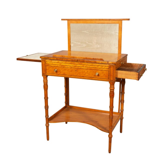 Rectangular adjustable top with removable book holder. Adjustable fire screen and drawer and slide. Lower shelf joining...