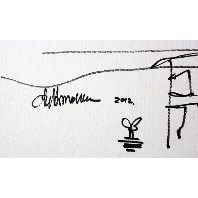 2010s Untitled Abstract Portrait, 2012 For Sale - Image 5 of 5