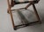 Beige French Folding Campaign Chair in Wood and Striped Canvas, 1900s For Sale - Image 8 of 16