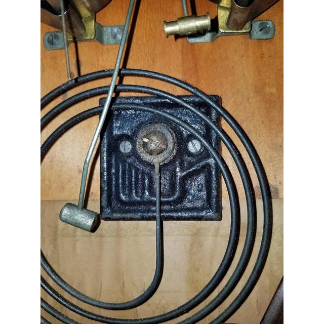 British Colonial Wall Clock by Kawaii, C. 1920s For Sale - Image 9 of 11