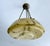 Gold Art Deco Pendant Light in Amber Uranium Glass, 1930s For Sale - Image 8 of 18