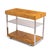 Wood Lane Olive Burl Bar Cart After Milo Baughman Roland Carter Mid Century For Sale - Image 7 of 18