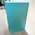 1980s Postmodern Teal Laminate Dresser With Gold Accents - 6 Drawers For Sale - Image 5 of 9