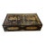 Exceptional Chinese Export Gilt Black Lacquer Chinoiserie Decorated Lap Desk For Sale