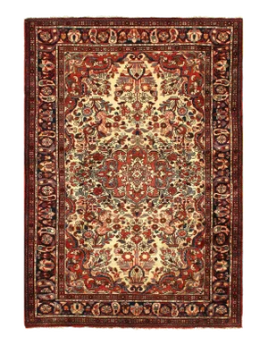 Pasargad Vintage Persian Sarouk Rug - 4'8" X 6'10"