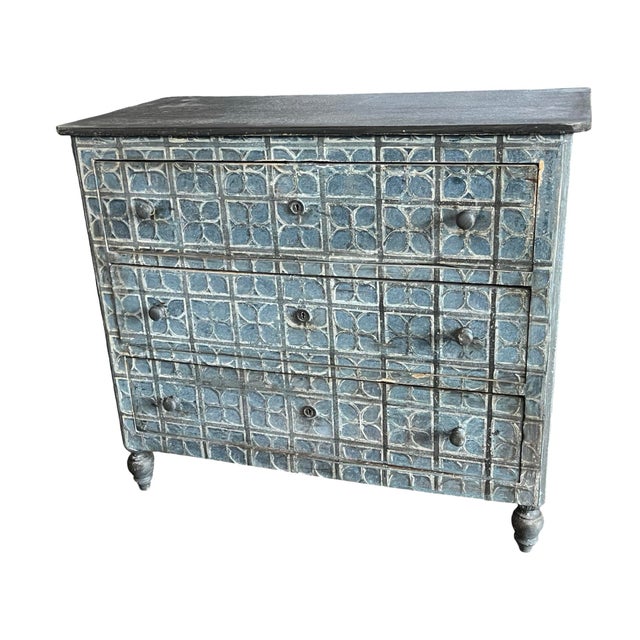 Antique Italian Chest of Drawers in Painted Walnut For Sale - Image 11 of 18