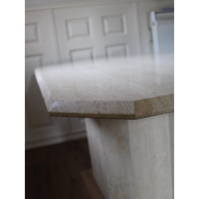 Vintage Travertine Dining Table, 1960s For Sale - Image 9 of 13