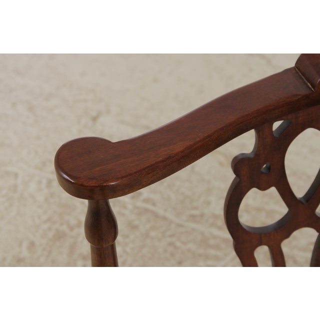 Hickory Chair Company Chippendale Mahogany Corner Chair For Sale In Philadelphia - Image 6 of 15