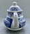 1970s Vintage 1977 Silver Jubilee Queen Elizabeth II Commemorative Blue & White Broadhurst Tea Set: Teapot, Milk Jug, Tea Plate - Set of 3 For Sale - Image 5 of 18