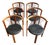 Niels Jorgen String Dining Chairs Set of 6 Danish Modern For Sale