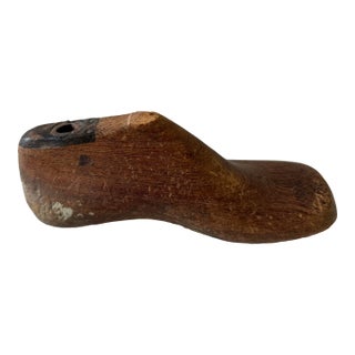 Vintage Wooden Shoe Form or Shoe Last For Sale