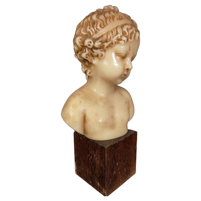 Wax Bust of Child, 1880 For Sale - Image 14 of 14