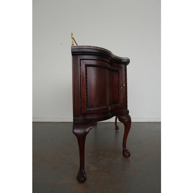 Vintage Century Furniture Marble-Top Sideboard For Sale In Austin - Image 6 of 16