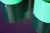 Pedestal Table in Green Acrylic Glass, 1980s For Sale - Image 10 of 11