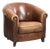 English-Style Club Chair in Sheepskin Leather For Sale